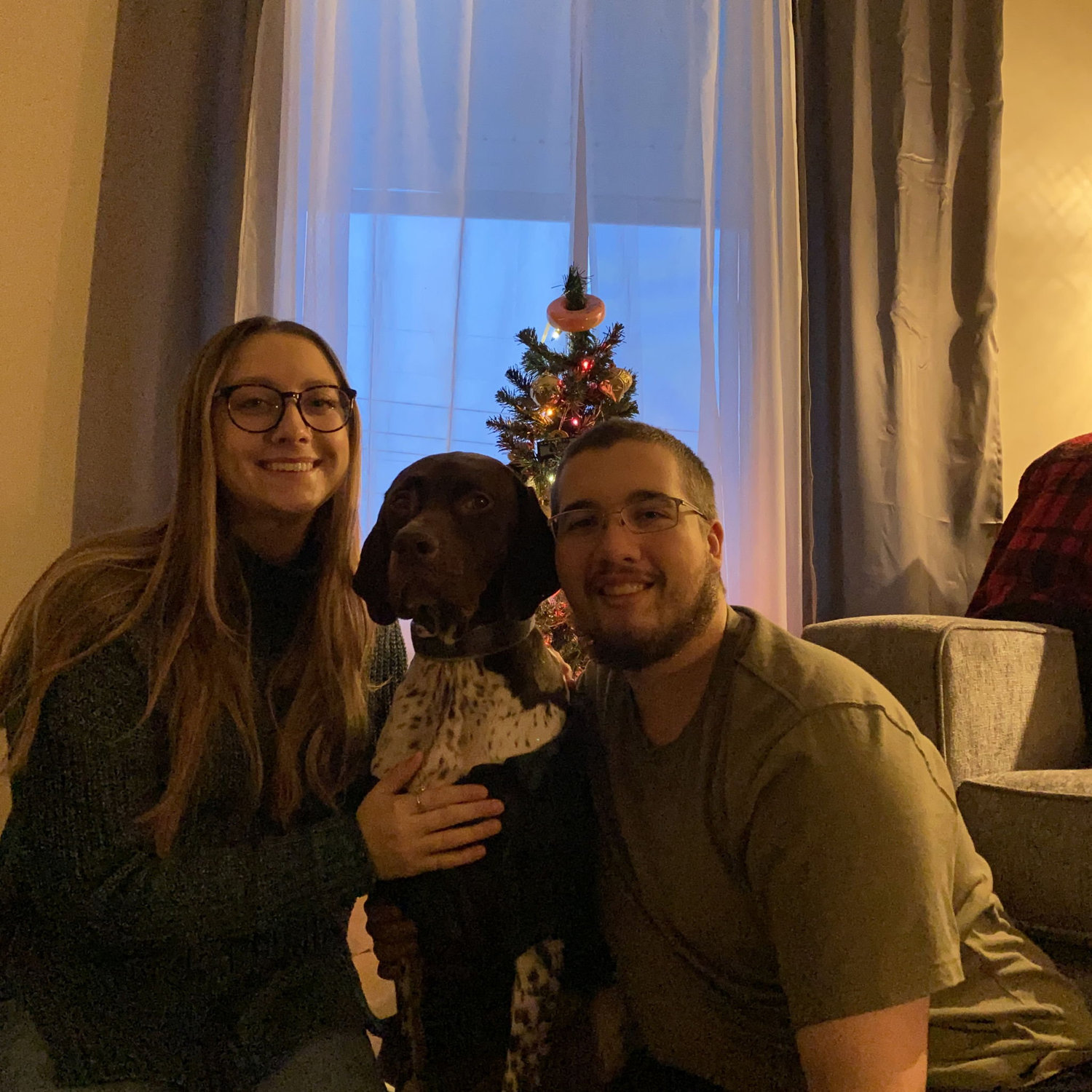 Our first Christmas in our first house together.