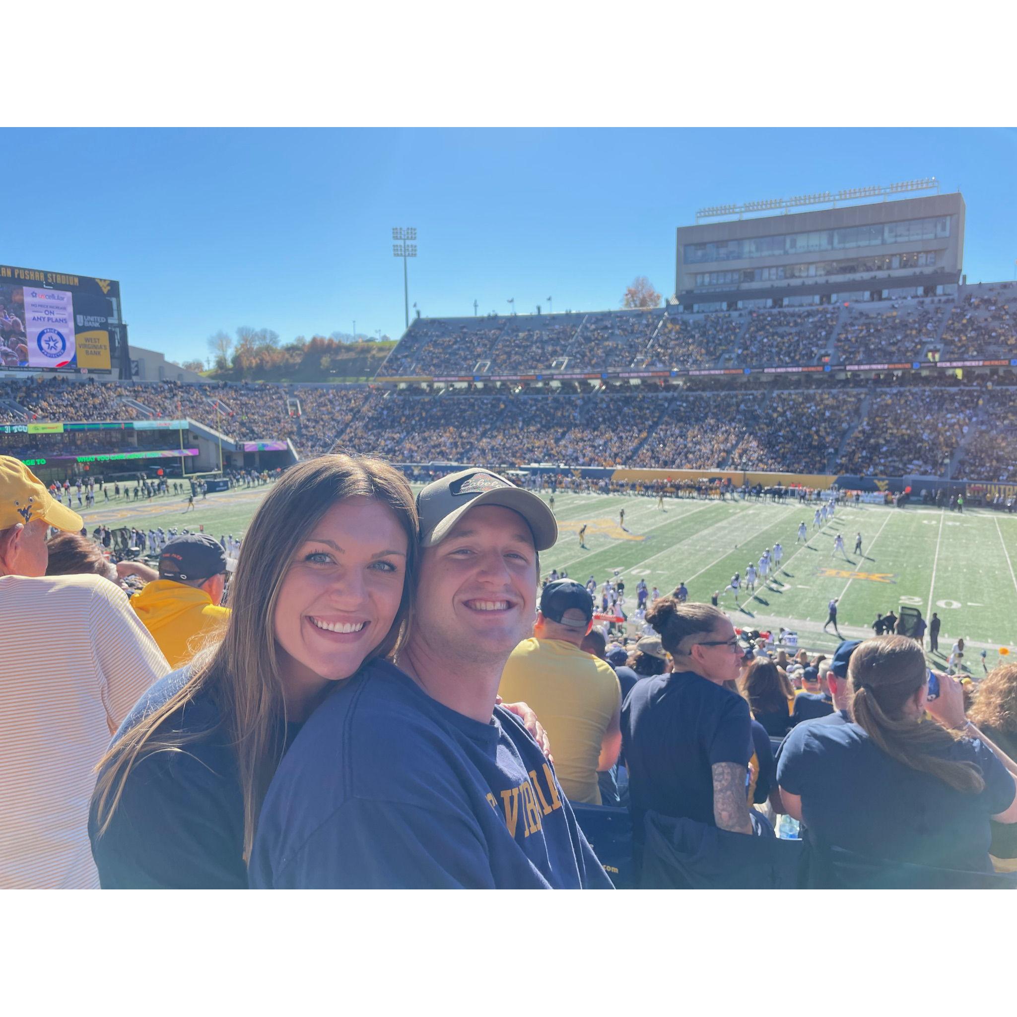 He's a WV fan now!
