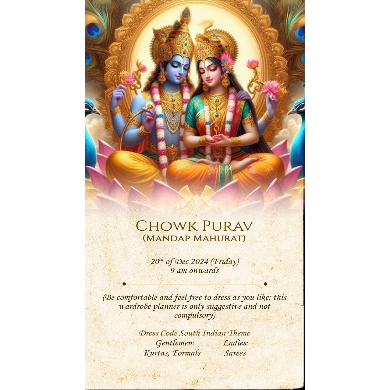 Event 1: Mandap Muhurat