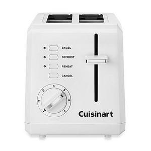 Cuisinart White Compact Cool-Touch 2-Slice Toaster