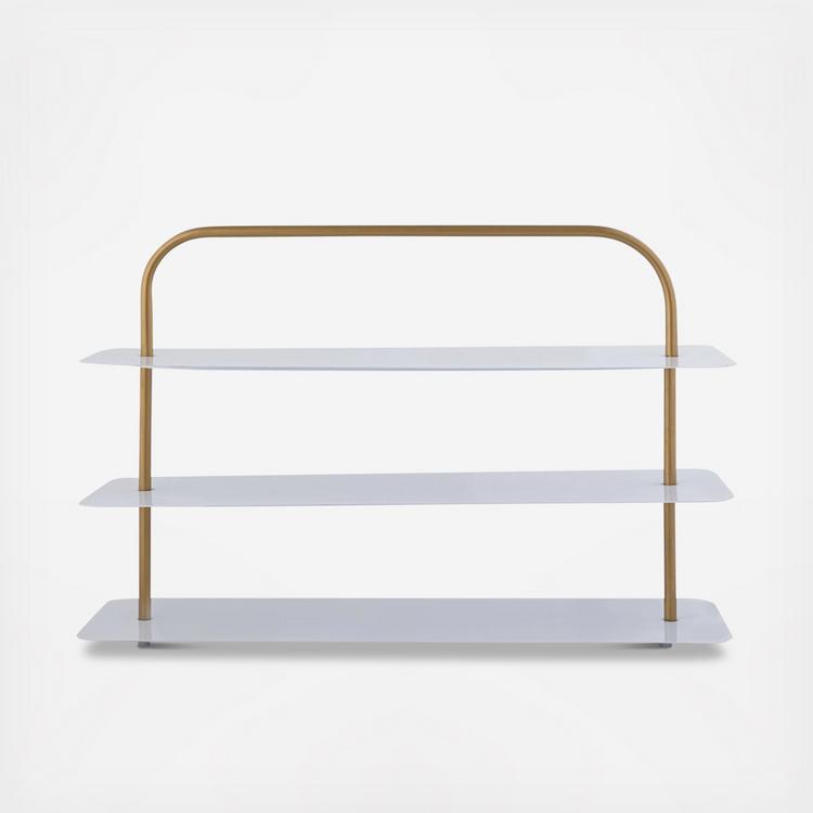 Happimess, Minimalist 3-Tier Thin Flat Plate Shoe Rack | Zola