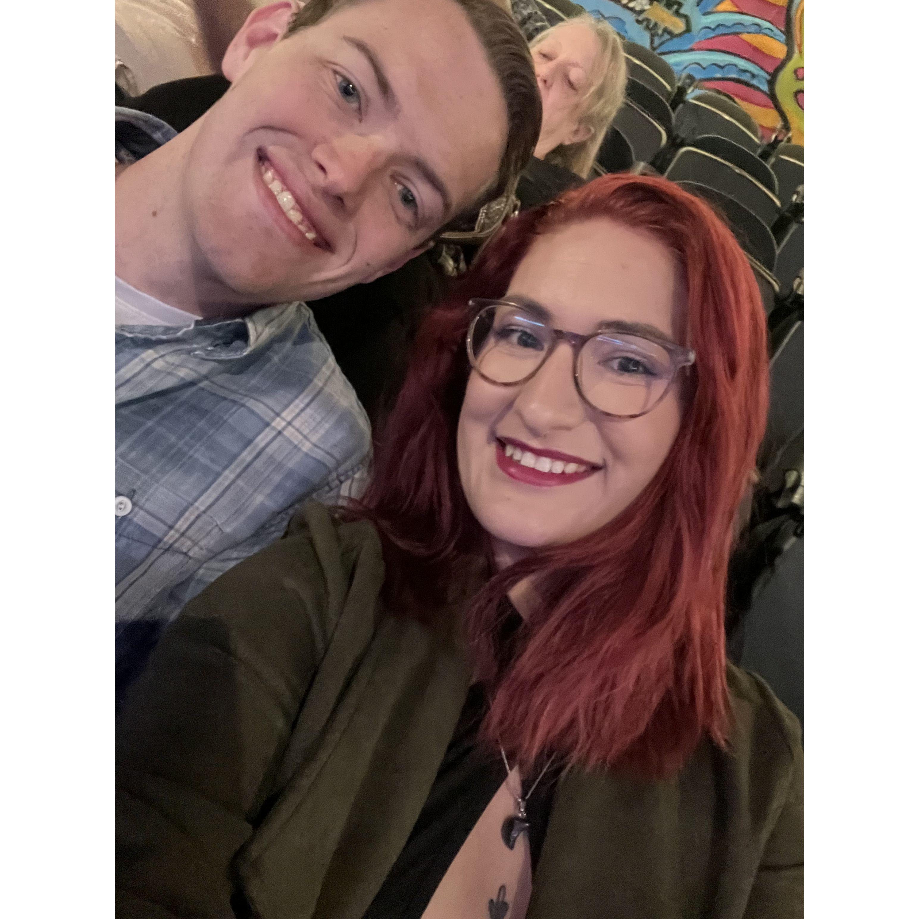 We both saw the Trans-Siberian Orchestra for the first time!
