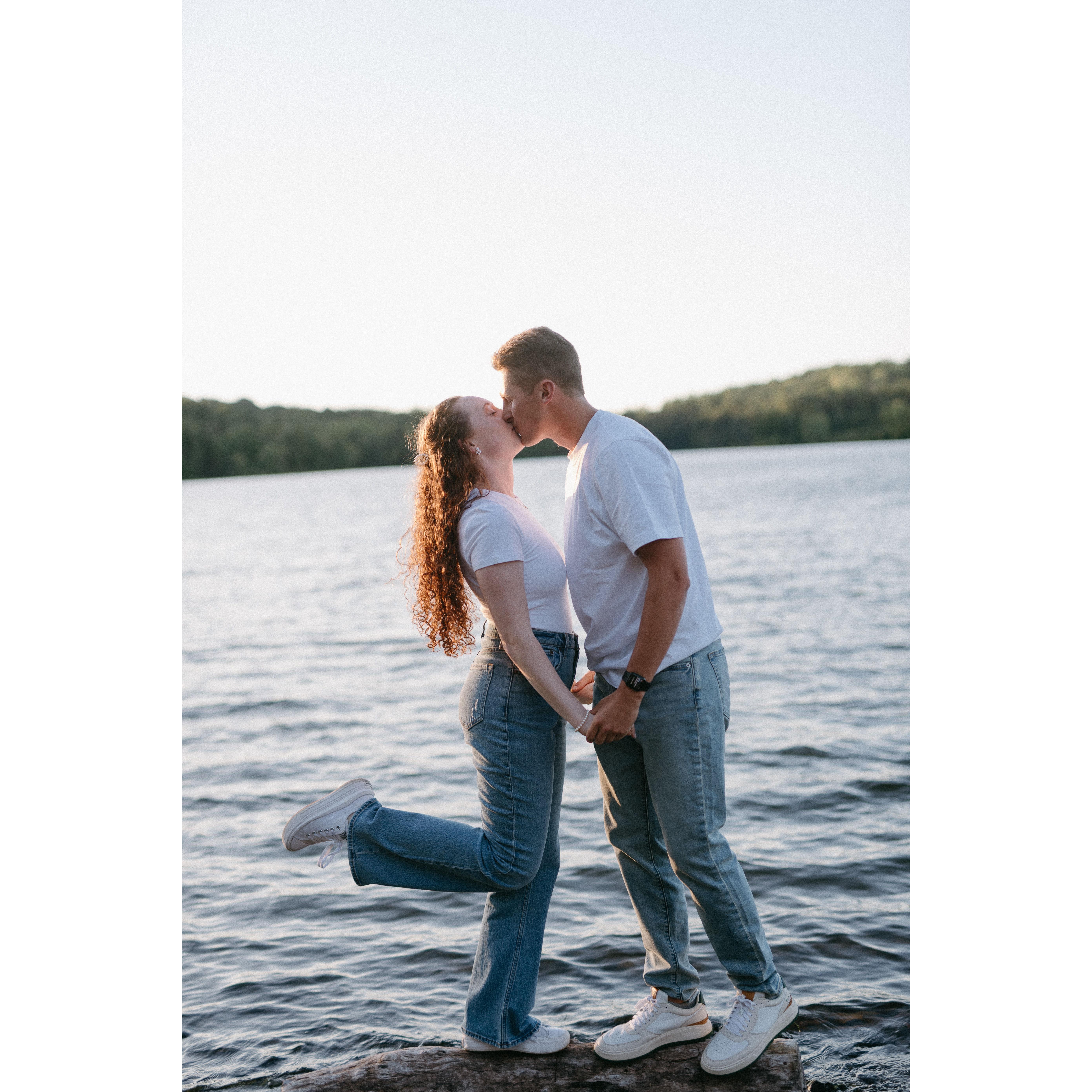 One of our favorite photos from our engagement shoot!