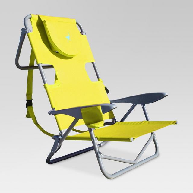 Ostrich Face Down Backpack Beach Chair Green - Deltess