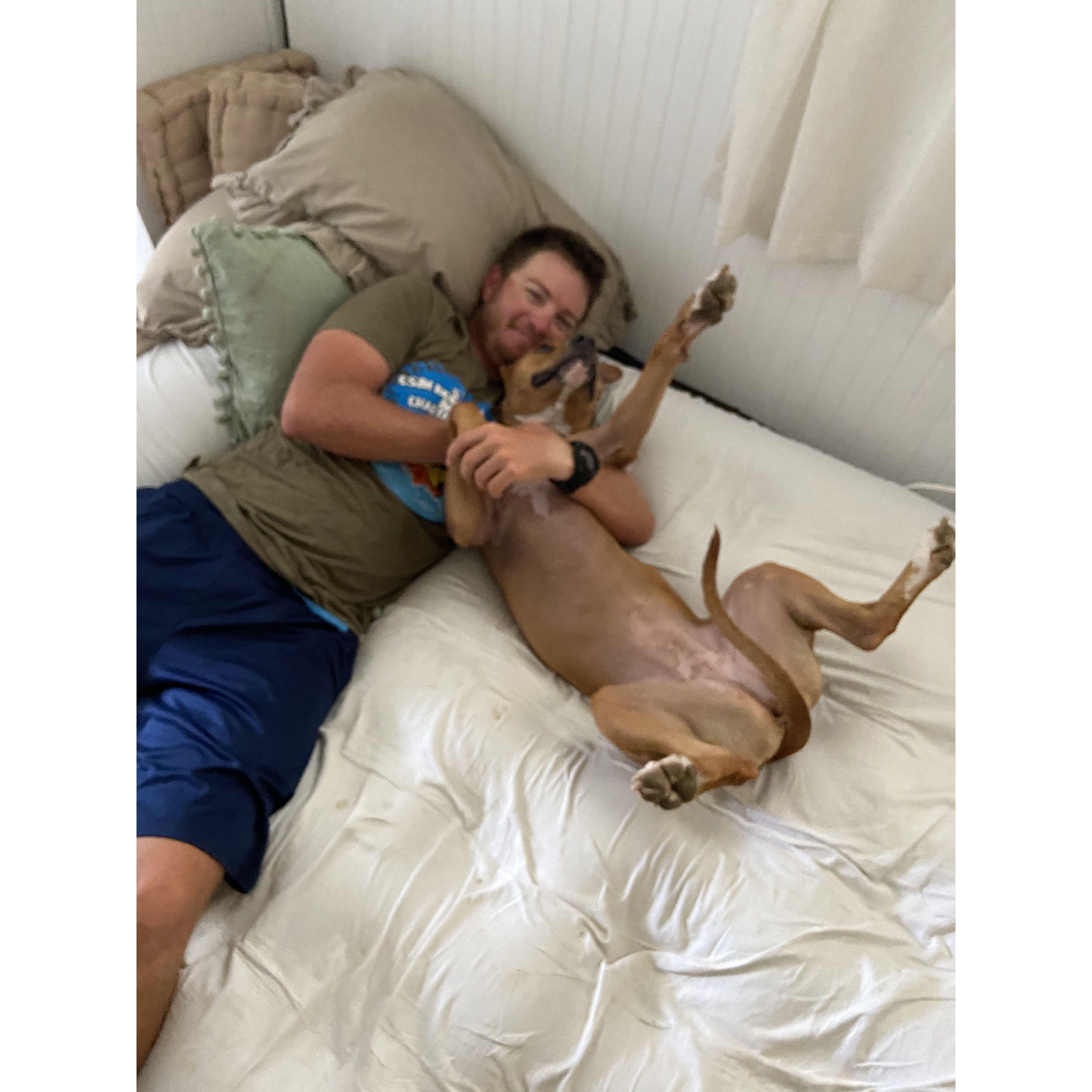 First snuggle