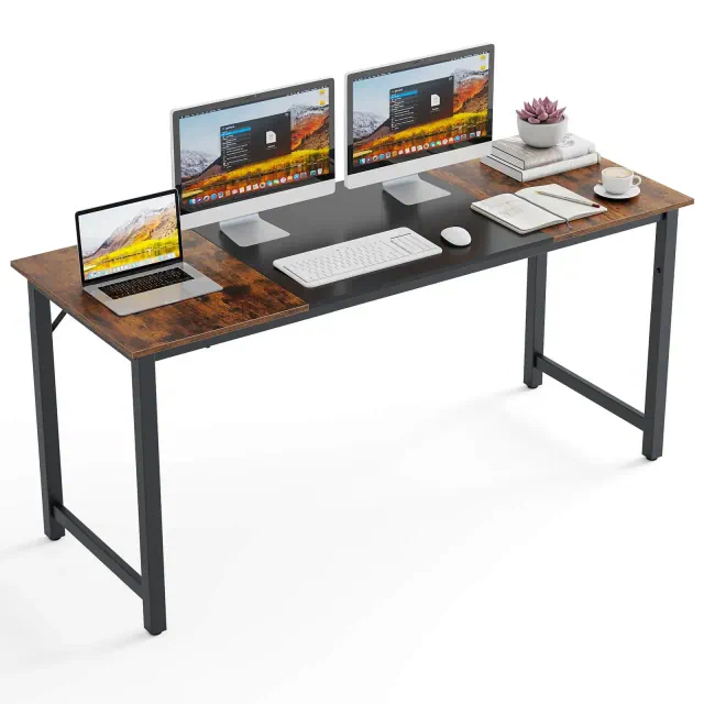 Costway 63" Large Computer Desk Writing Workstation Conference Table Home Office