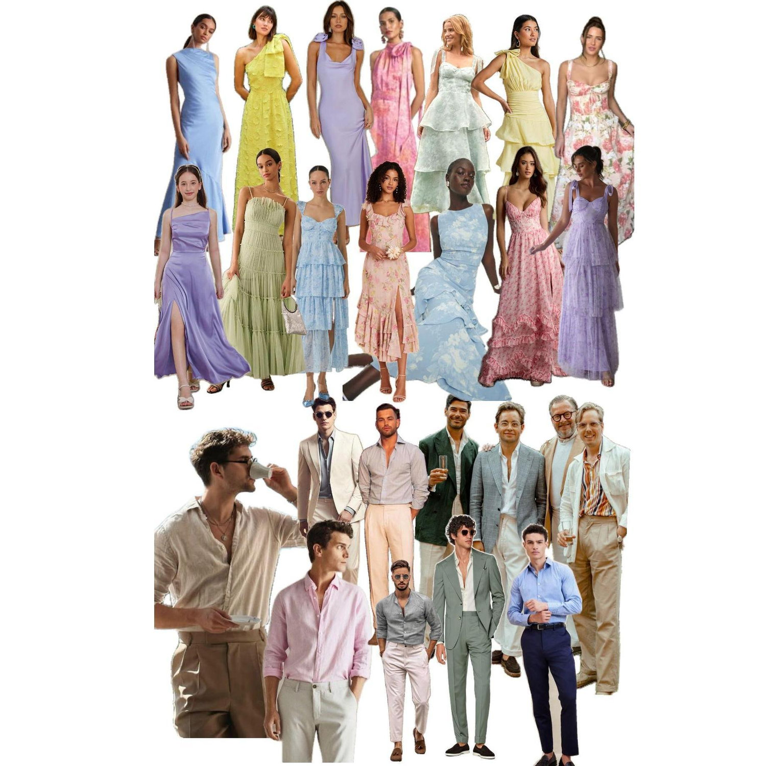 Wedding day outfit Inspiration - formal but comfortable