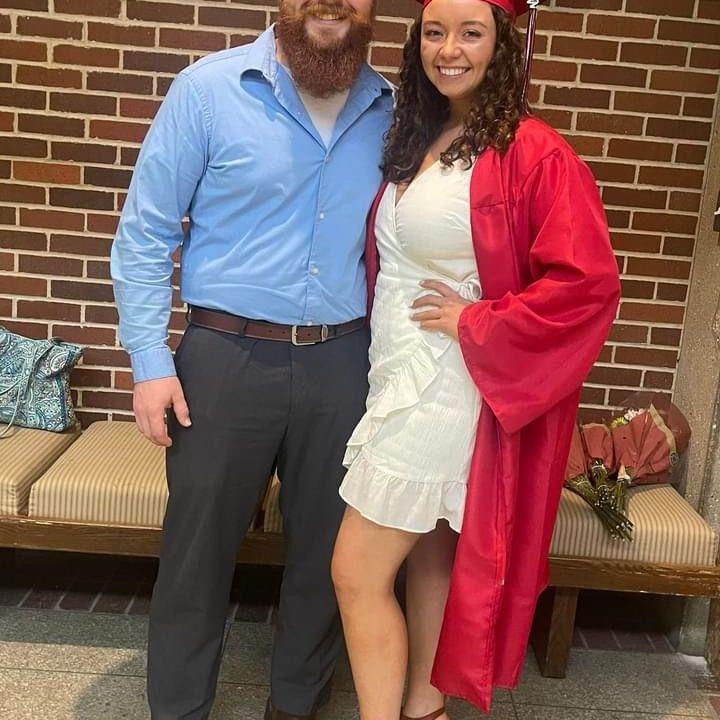 Emma's college graduation! May of 2022