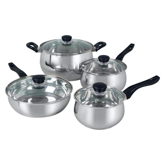 Oster Rametto 8pc Stainless Steel Cookware Set