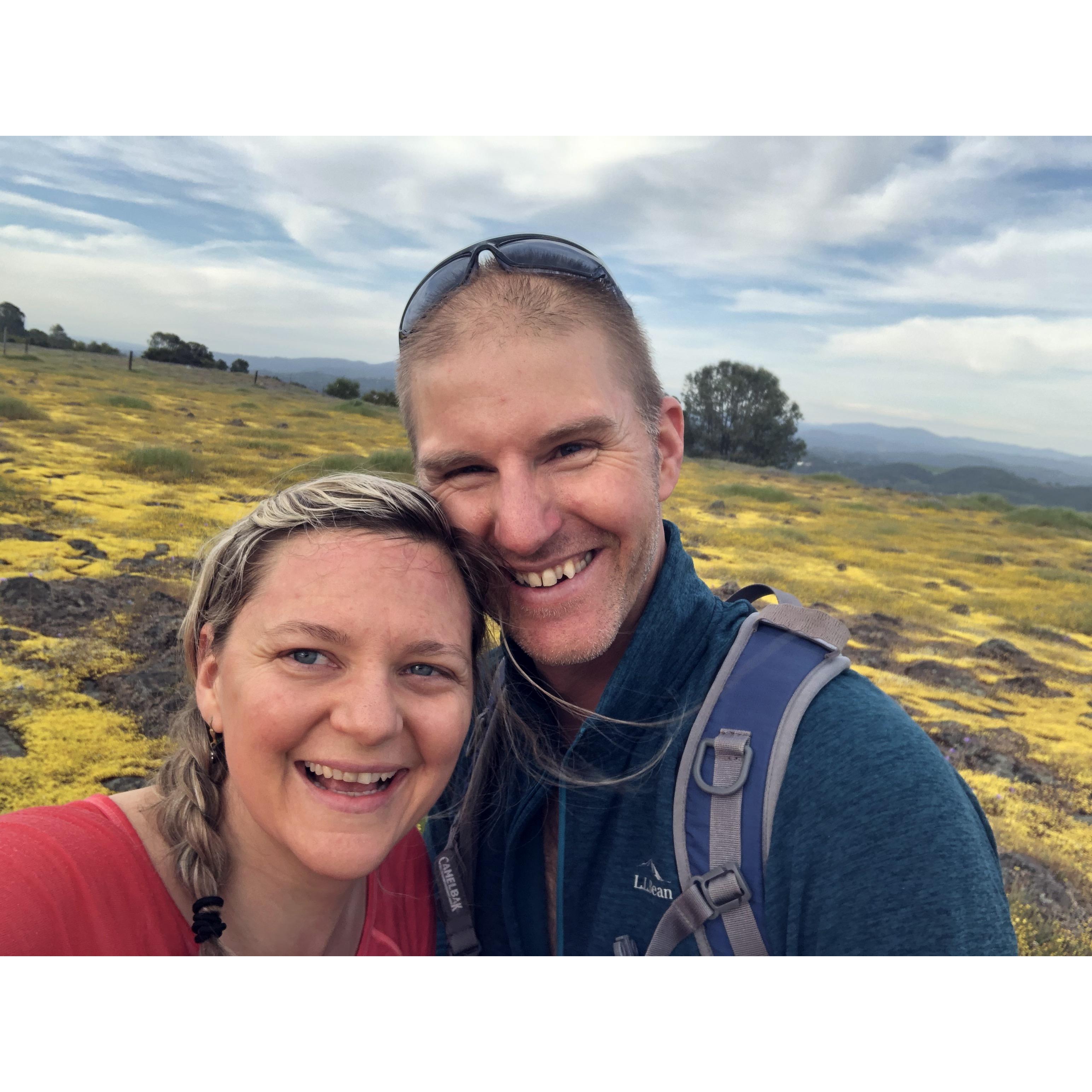 We love viewing wild flowers together each spring.