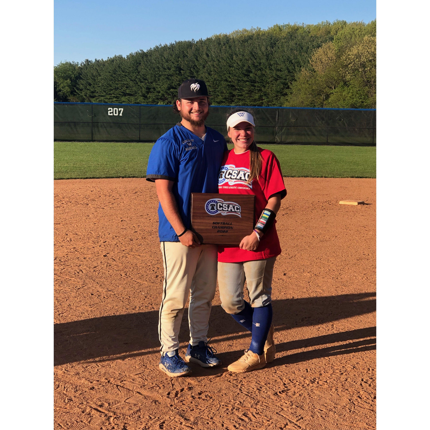 After softball's CSAC win!