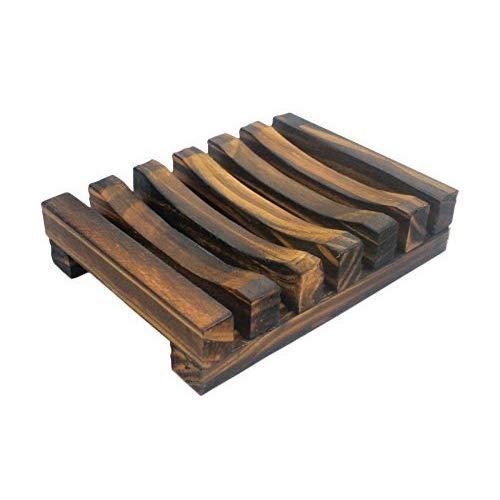 Onwon Hawaii Style Bathroom Accessories Handmade Natural Wood Soap Dish Wooden Soap Holder