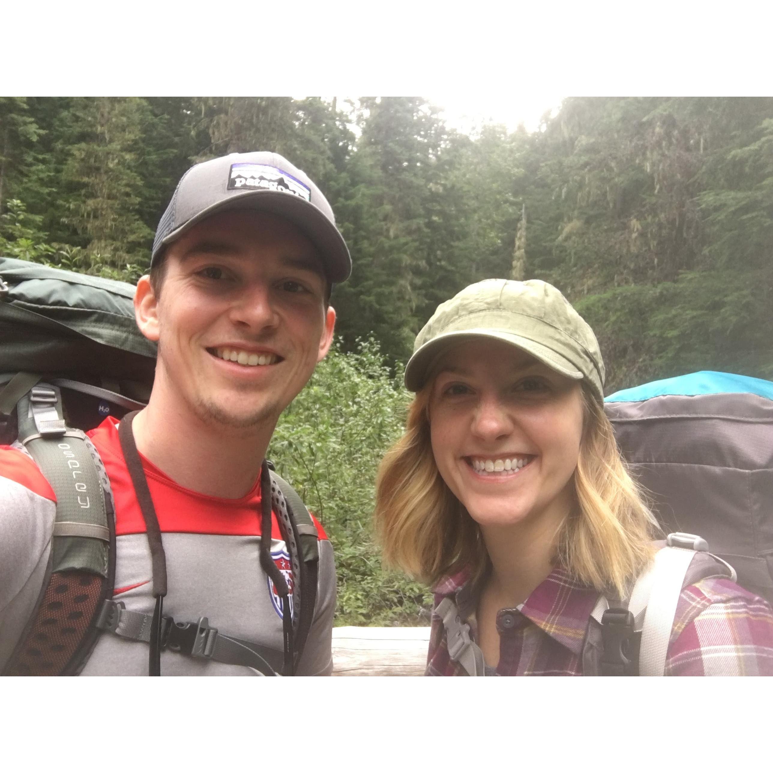our first backpacking trip- Glacier National Park!