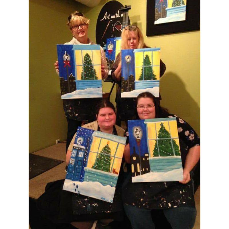 Paint night with our moms!