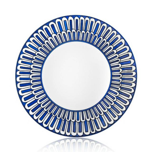 Hermès Bleus D’Ailleurs Dessert Plate Flat