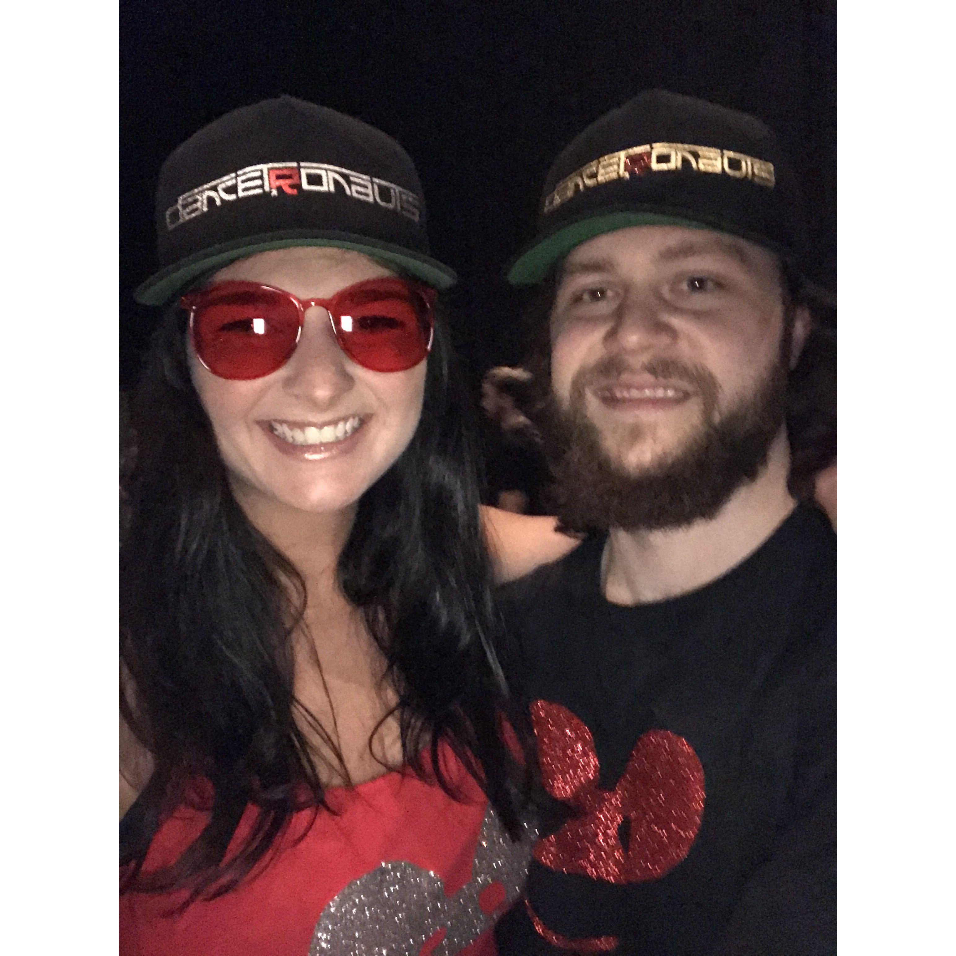 One of our very first pictures as a couple 