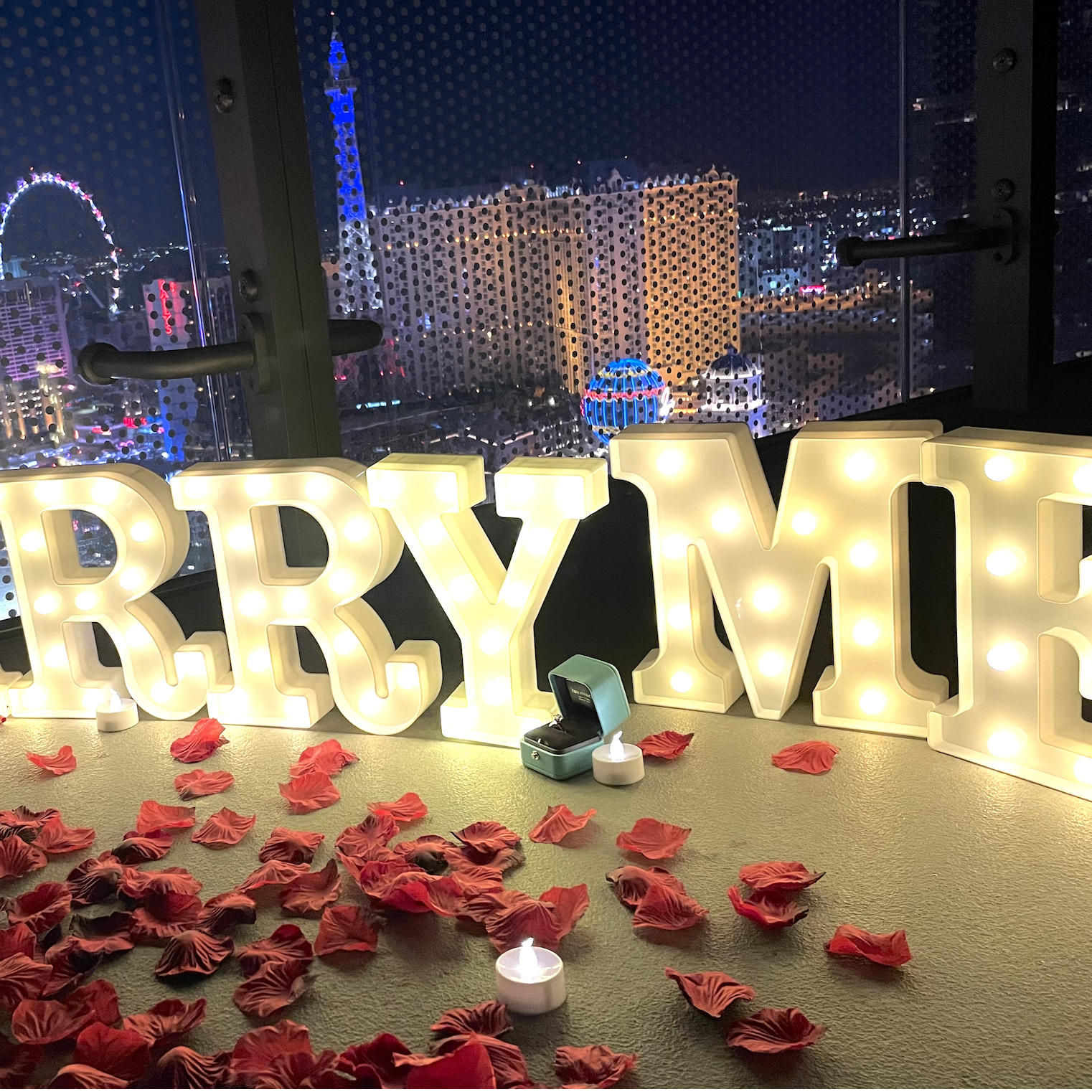 Will you marry me? "yes"