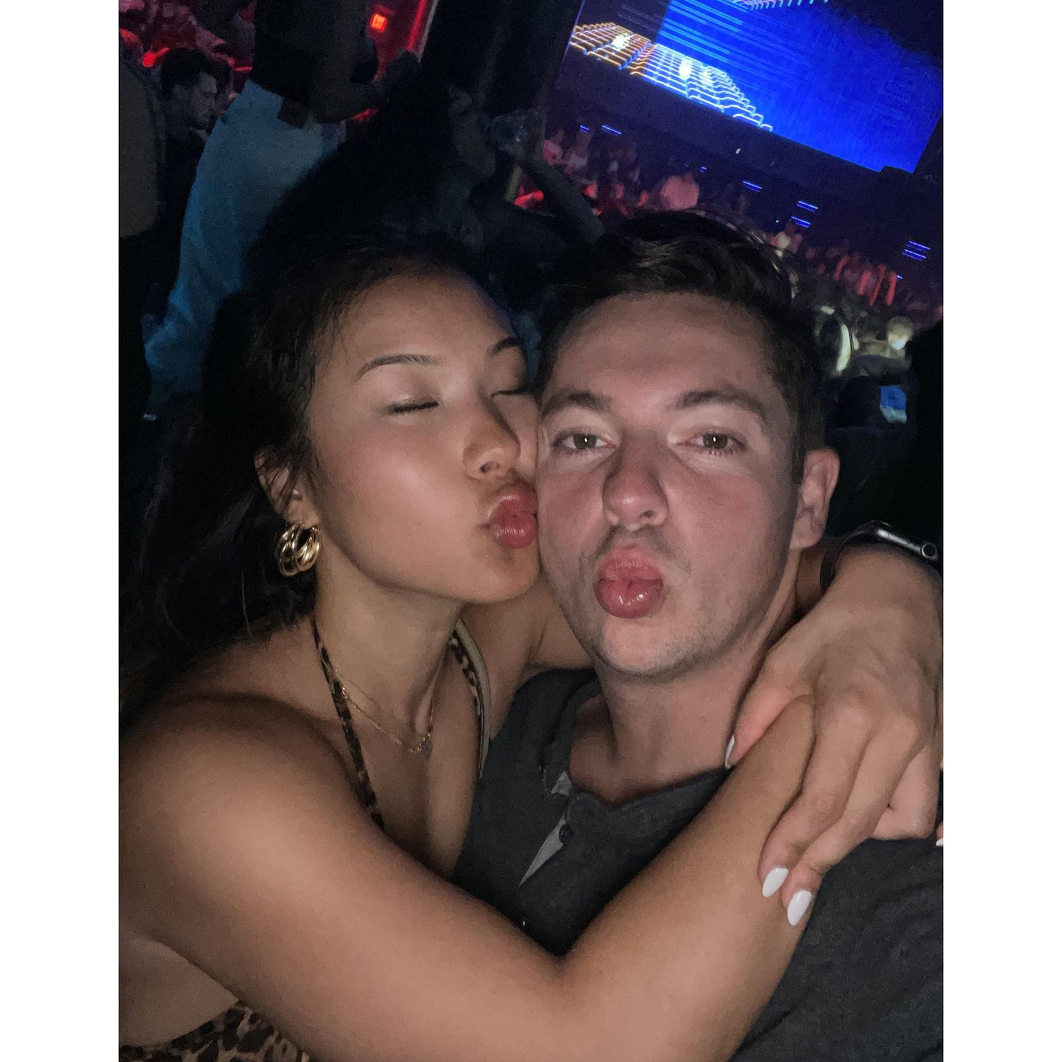 june 2022. moments before markus asked liz to be his girlfriend at OMNIA in San Diego