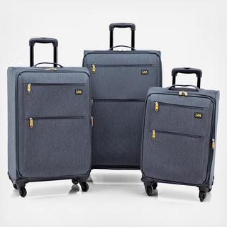 Lee 3-Piece Softside Vertical Rolling Luggage Set