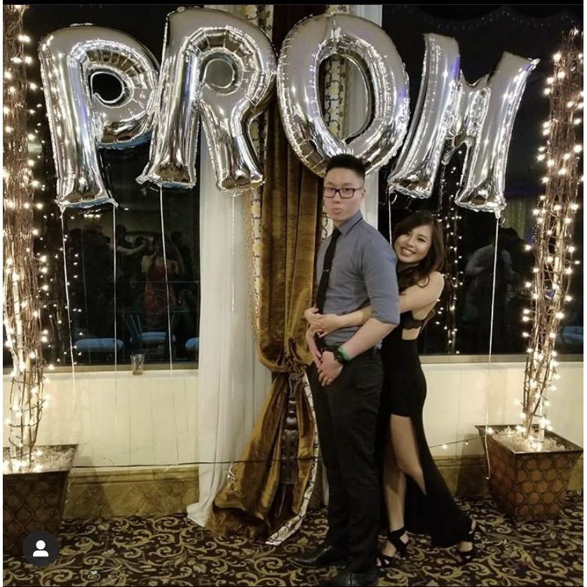 Our signature prom pose (Optometry school, Jan 2018)