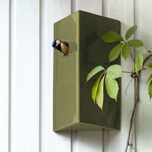 Koti Ceramic Birdhouse - Moss