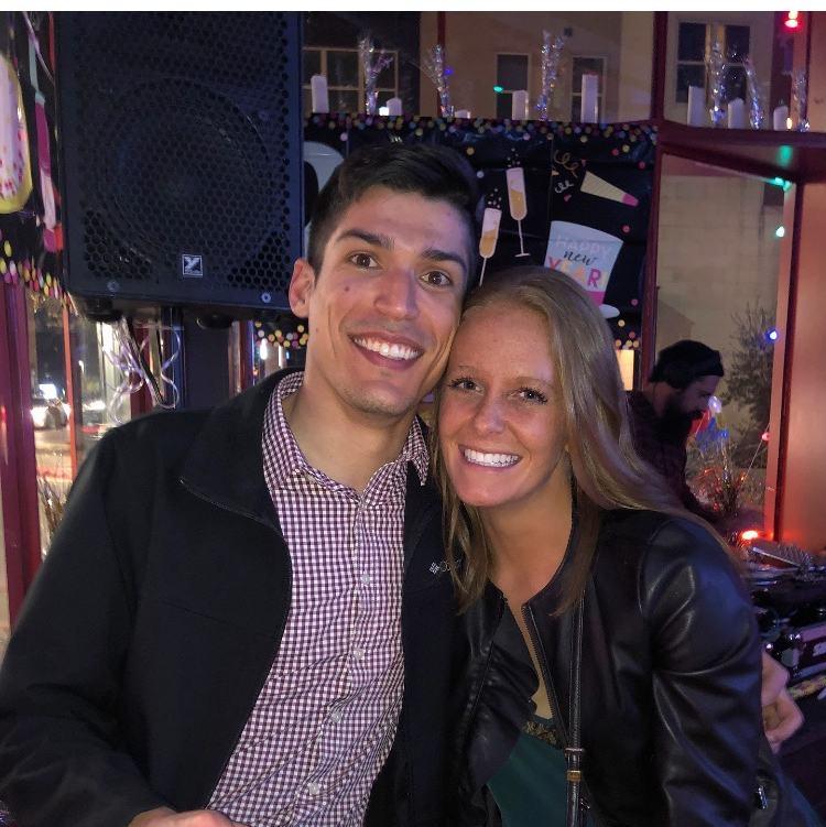 Our first official picture together- New Year's 2020 LOL!