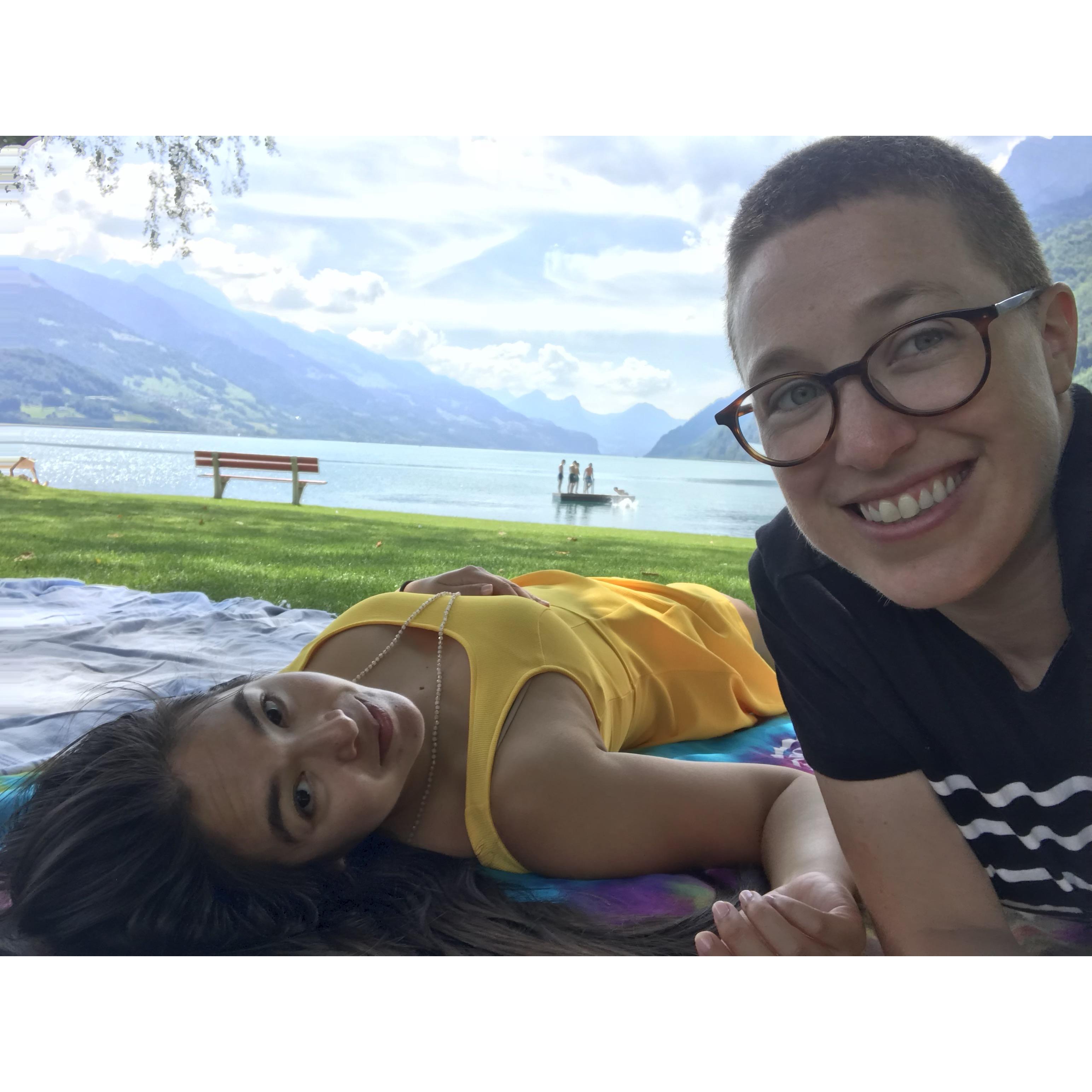 Zurich - 2018 (it's not a green screen, it's actually that beautiful)