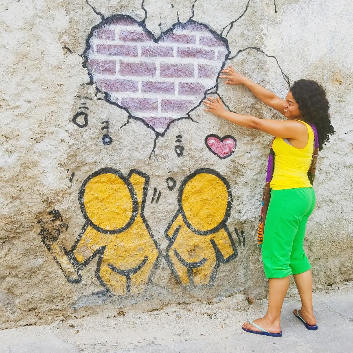 Breaking down walls, is the only way to completely open up and genuinly love. #Columbia