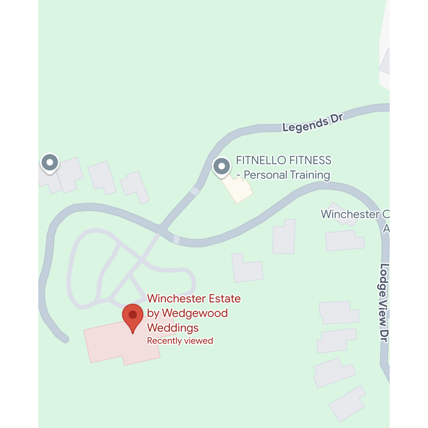 Location detail - Legends Drive Entrance