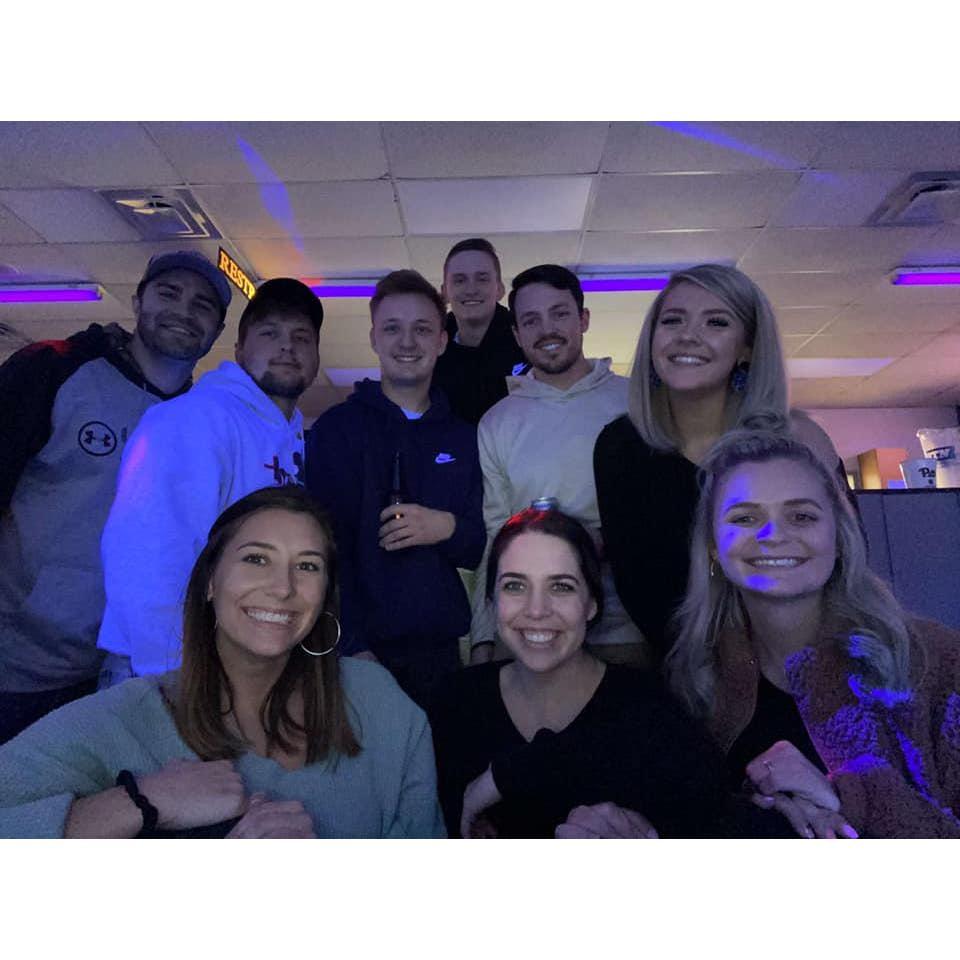 Forrest quickly fit right in with Reagan's friend group, & Reagan the same with Forrest's. :)
