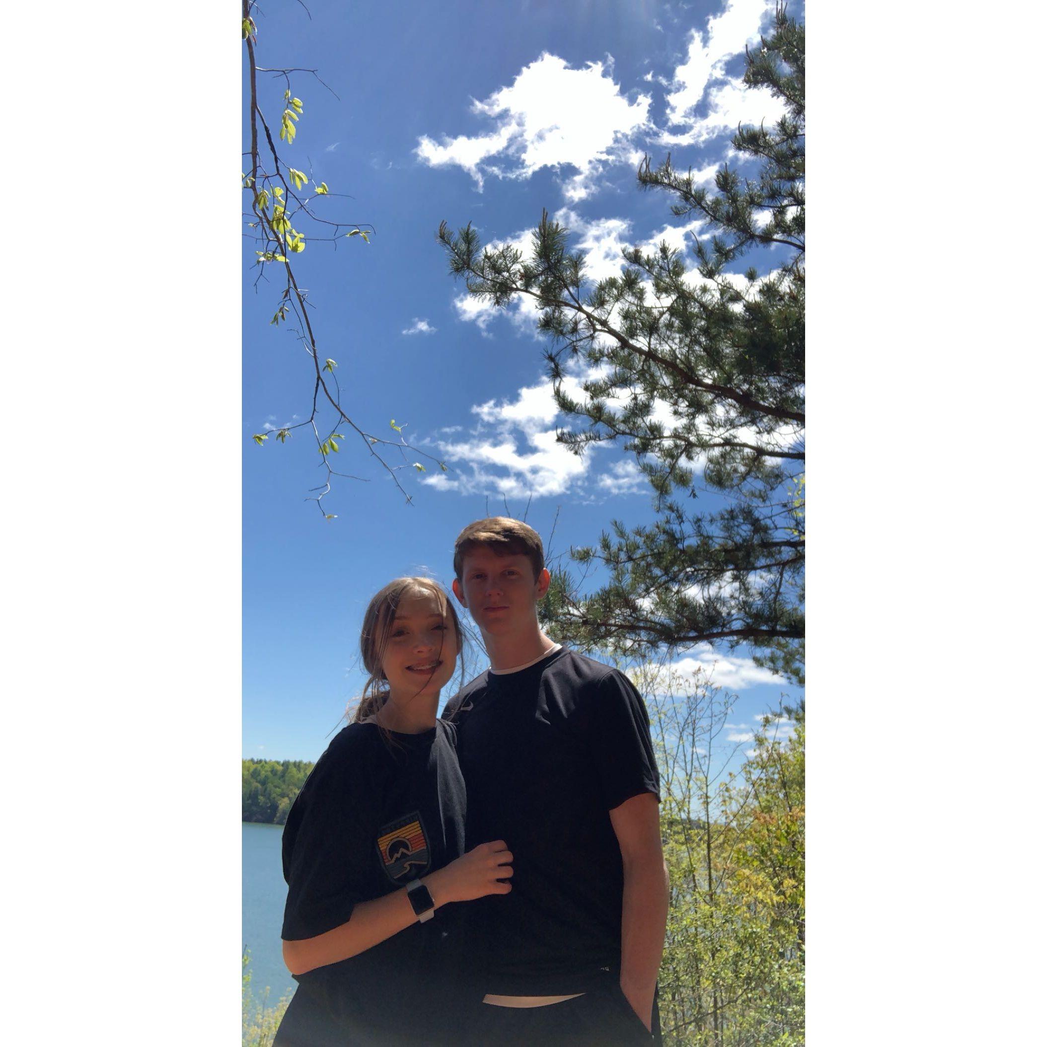 One of the first pictures we took together at 14 & 16