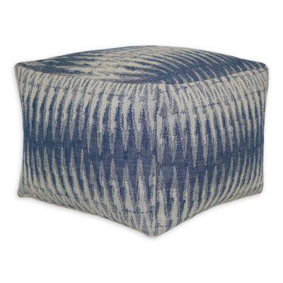 Justina Blakeney Boogie Pouf in Indigo/Natural