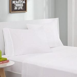 Intelligent Design® Jersey Knit Queen Sheet Set in White