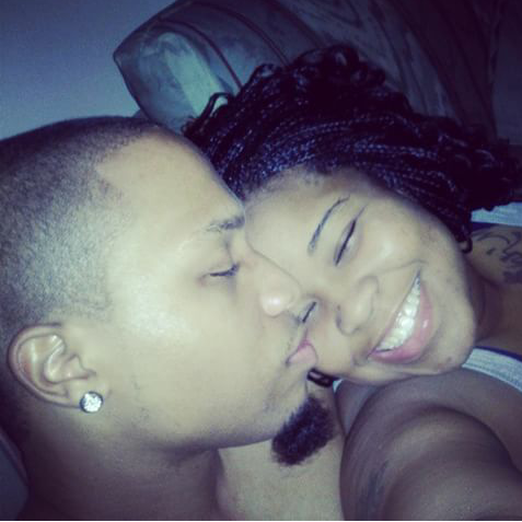 Classic picture before marriage. Cloud nine.