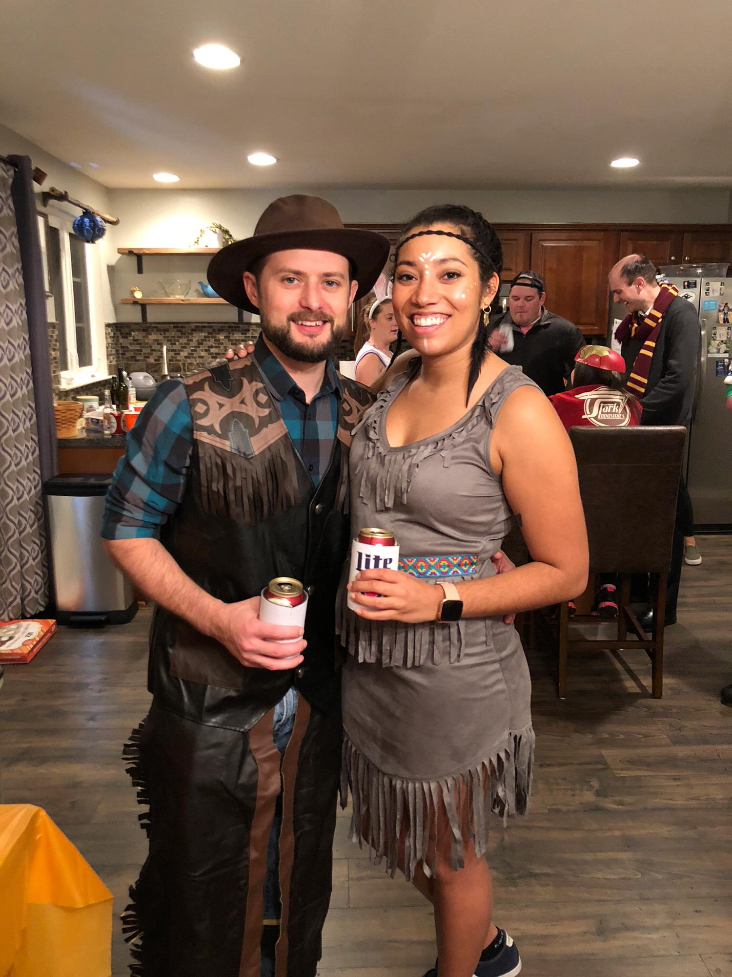 Cowboys and Indians Halloween costumes