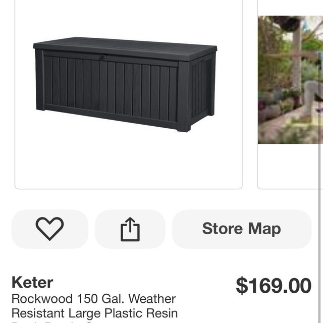 Outdoor storage box