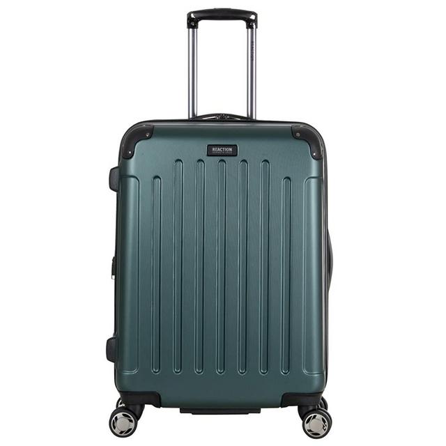 Kenneth Cole Reaction Renegade 24” Lightweight Hardside Expandable 8-Wheel Spinner Checked-Size Luggage, Eden Green, inch