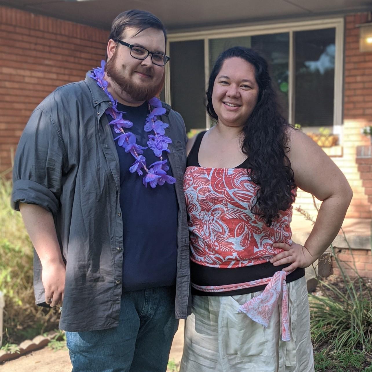 All dress up as Moana for Kade's birthday party