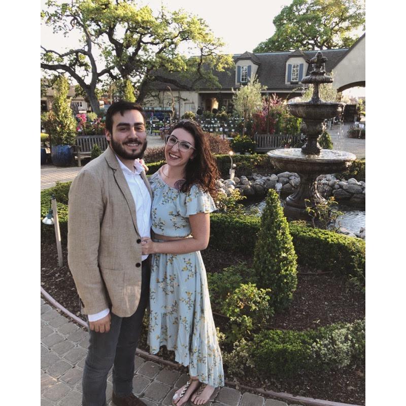 at matt and camelia's wedding