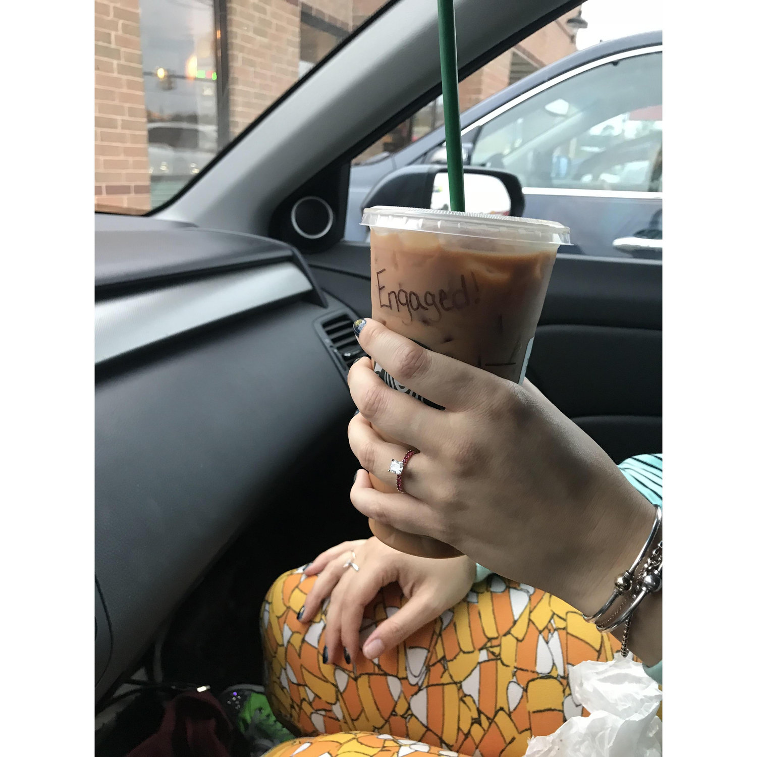 We love giving random names at Starbucks.  Nothing better than a Pumpkin Spice Latte to celebrate!