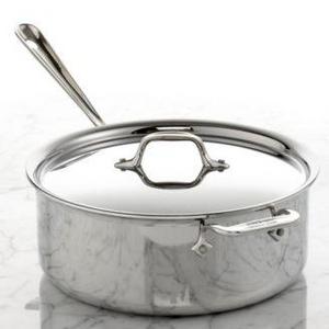 All-Clad - Stainless Steel 6 Qt. Covered Ultimate Deep Saute Pan