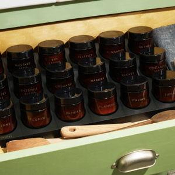 In-Drawer Rack and Spices