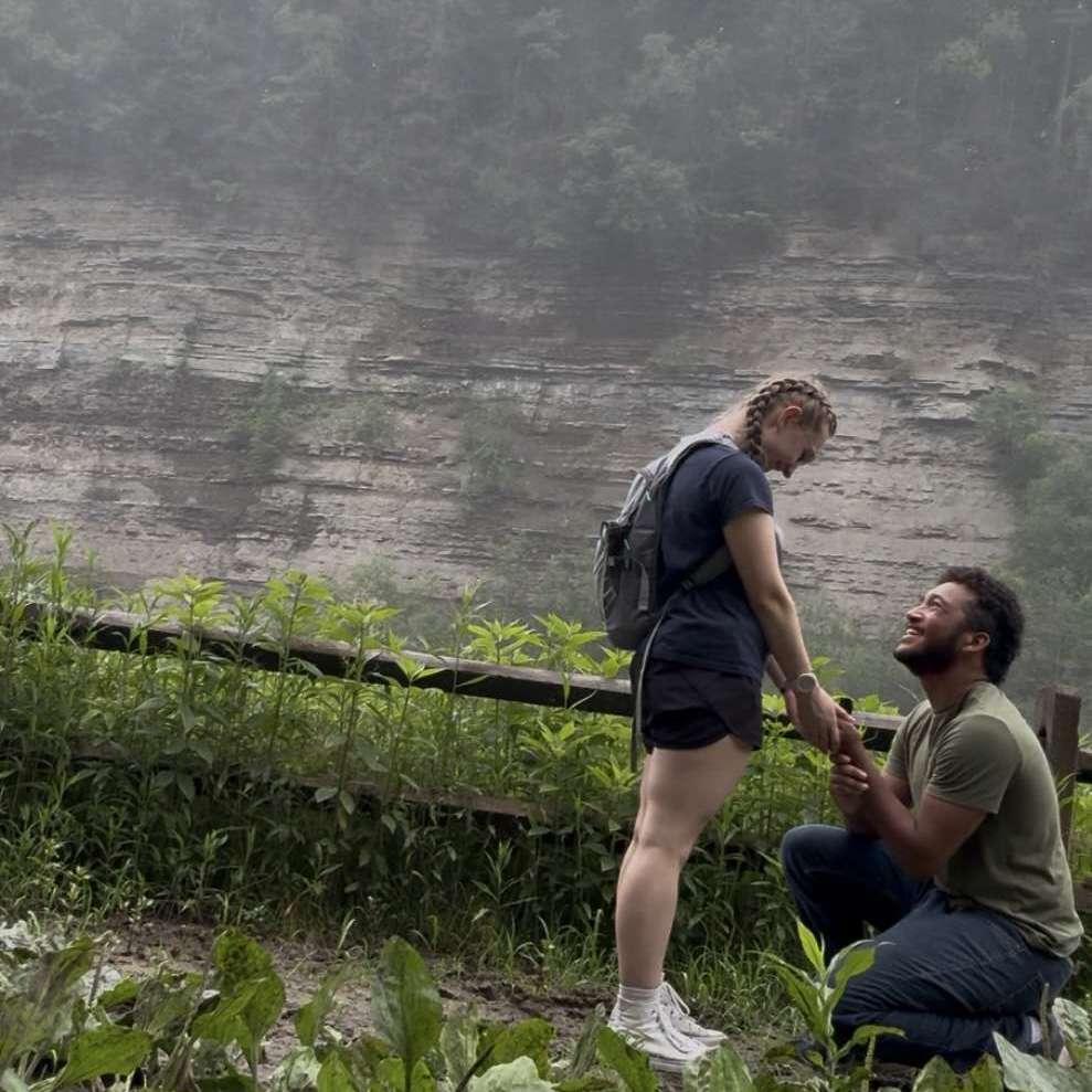 Letchworth when we got engaged <3