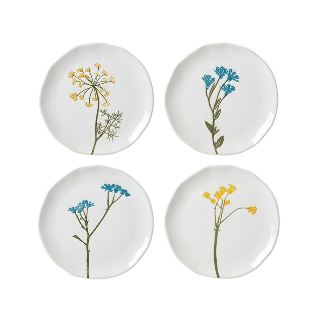 Lenox Wildflowers Tidbit Plates, Set of 4
