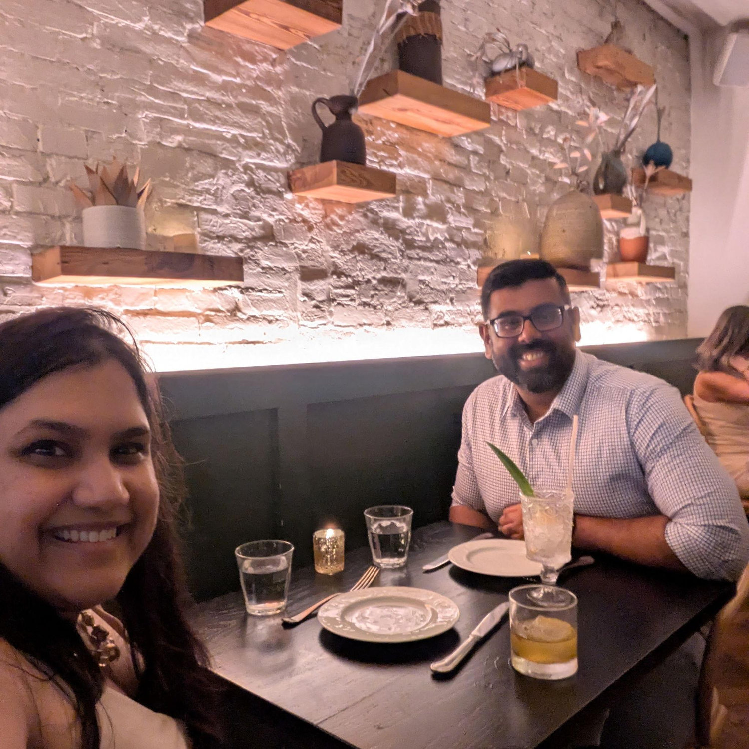 Our date at Suraya celebrating Nadeem moving in!