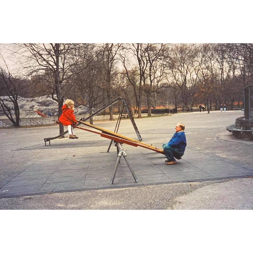 My papa and I as a kiddo