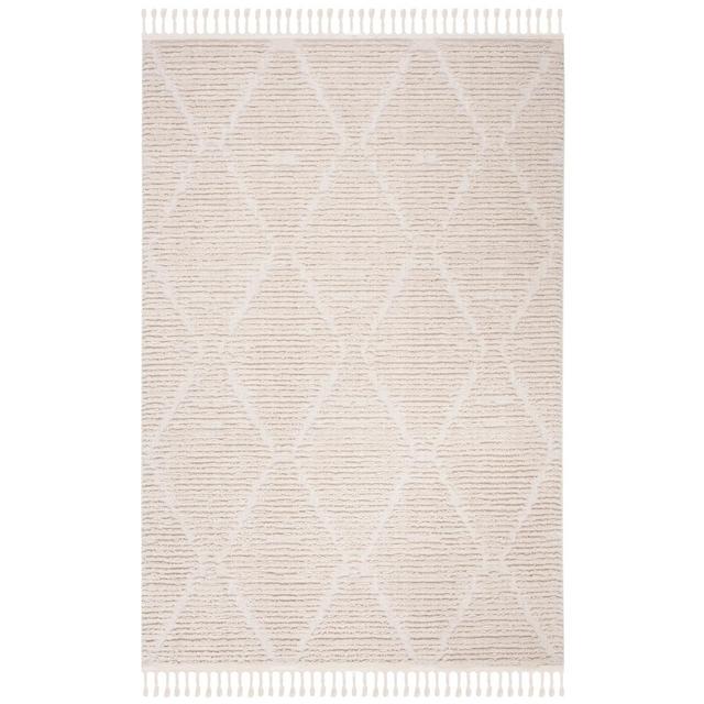 Marrakesh MRK517 Power Loomed Area Rug - Beige - 9'x12' - Safavieh