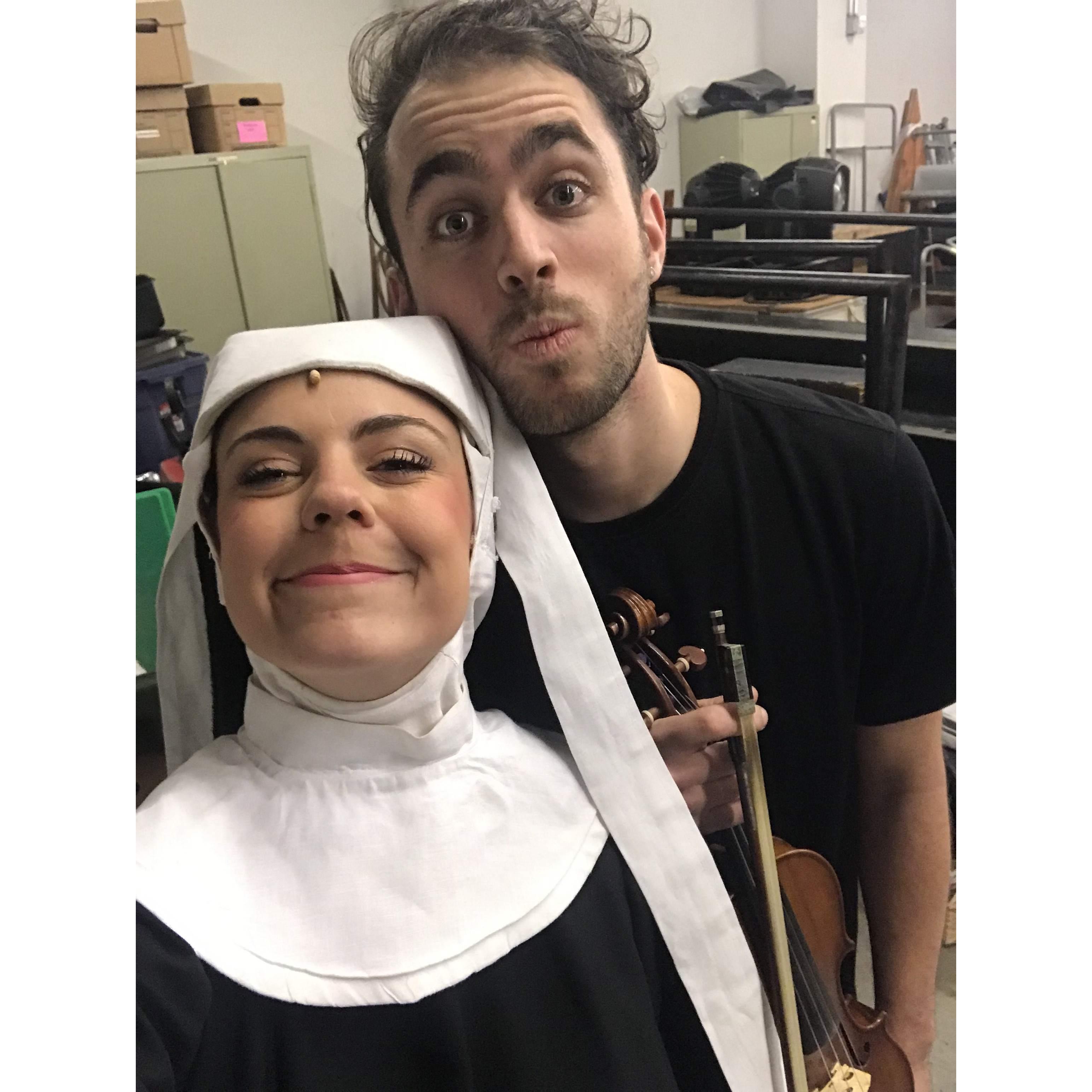 on tour with "Sound of Music" together