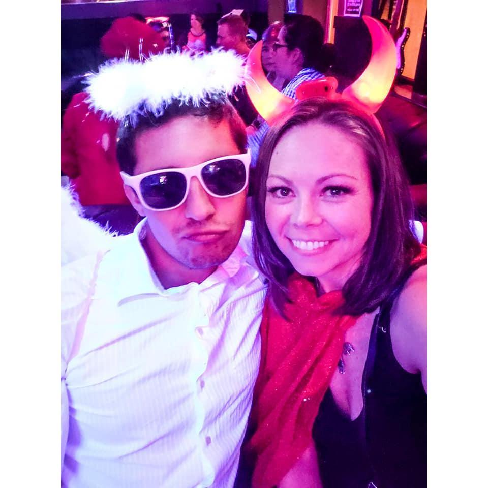 Halloween at Sound Bar - one of our favorite nights of dancing until the bar closed.