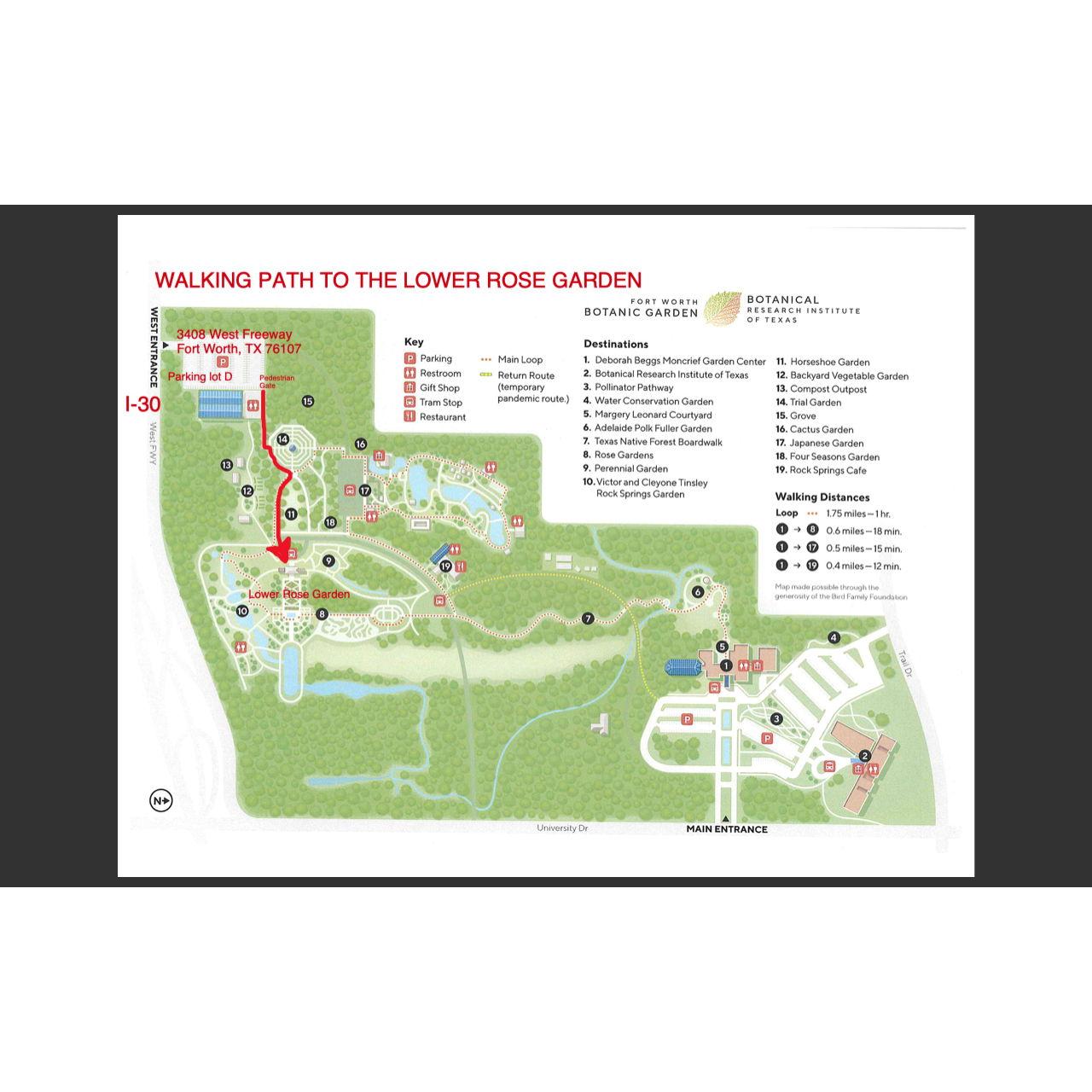 Parking for Botanic Gardens